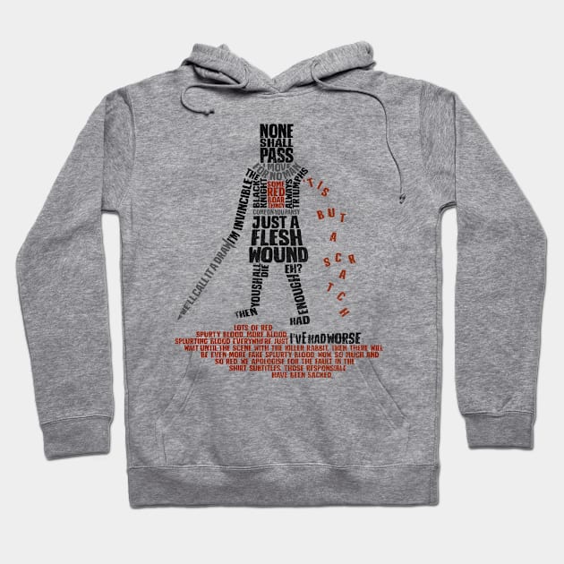 Tis But Some Text Hoodie by kg07_shirts